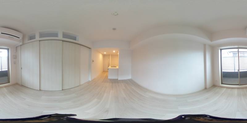 パノラマ画像リビング