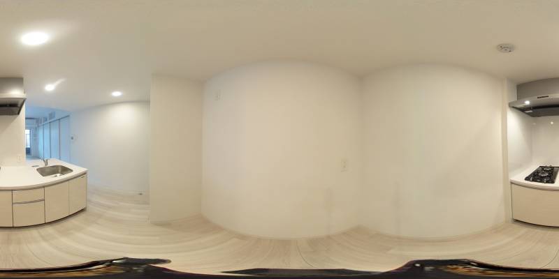 パノラマ画像キッチン