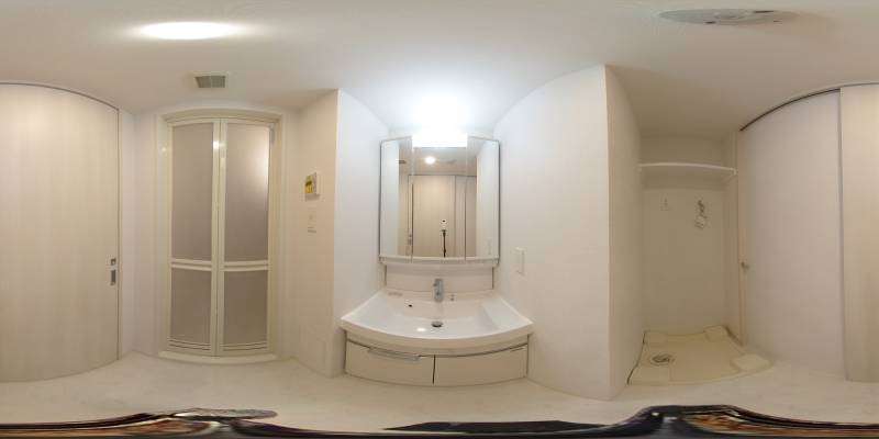 パノラマ画像洗面所