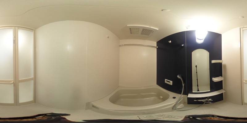 パノラマ画像バスルーム