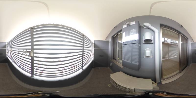 パノラマ画像バルコニー