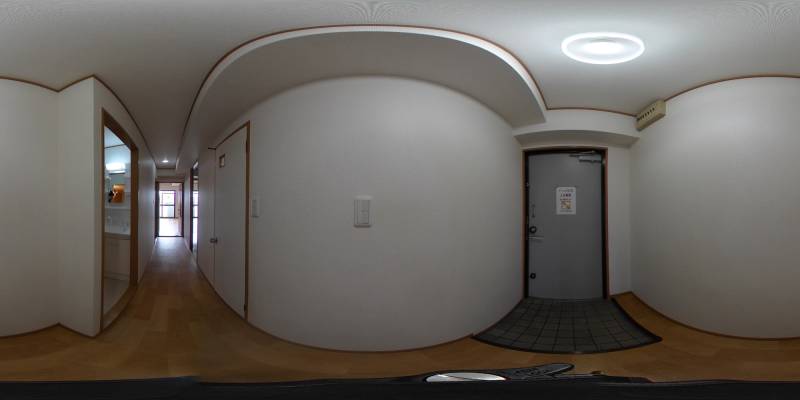 パノラマ画像玄関