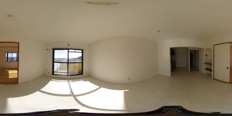 パノラマ画像リビング