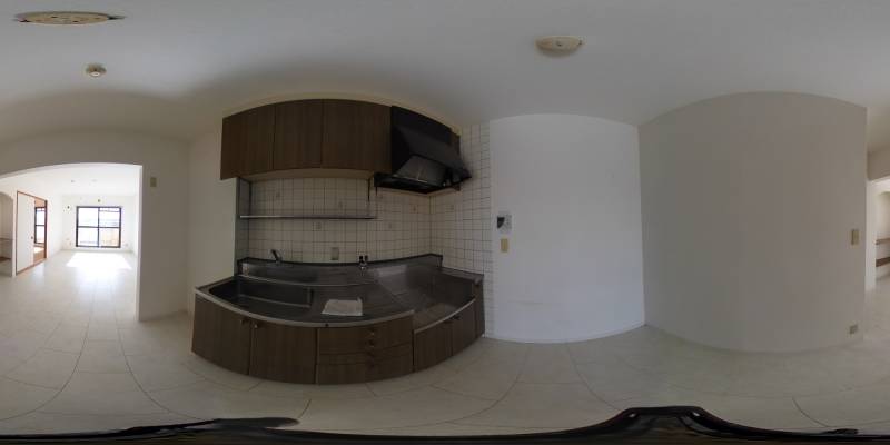 パノラマ画像キッチン