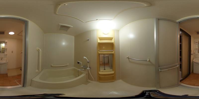 パノラマ画像バスルーム