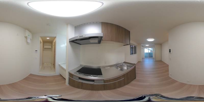パノラマ画像キッチン