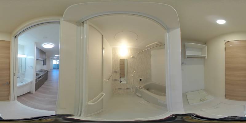 パノラマ画像バスルーム