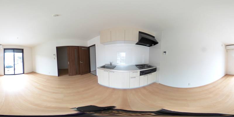 パノラマ画像キッチン