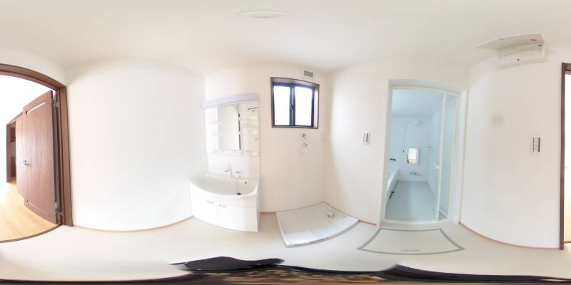 パノラマ画像洗面所