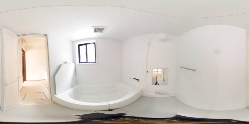 パノラマ画像バスルーム