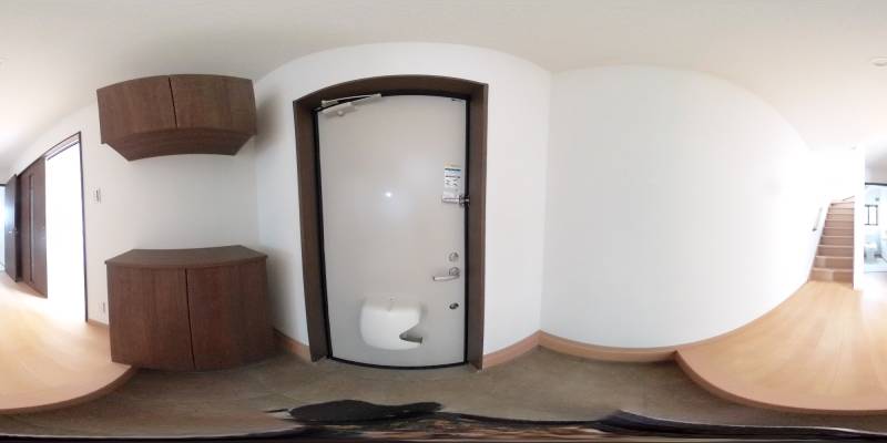 パノラマ画像玄関