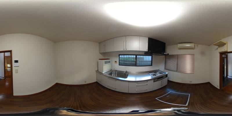 パノラマ画像キッチン