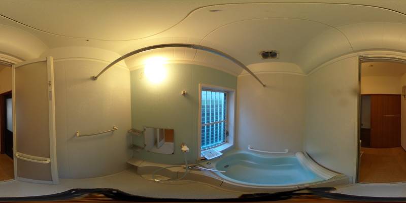 パノラマ画像バスルーム