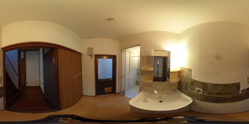 パノラマ画像洗面所