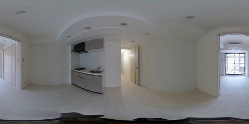 パノラマ画像キッチン