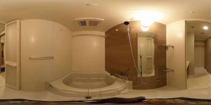 パノラマ画像バスルーム