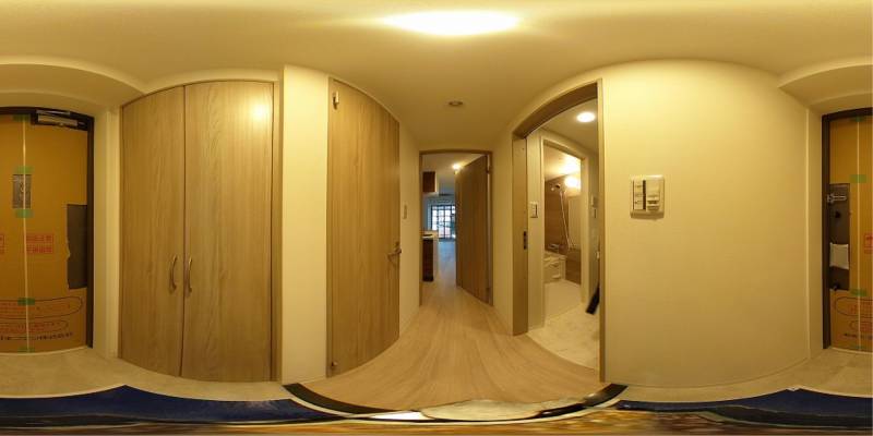 パノラマ画像玄関