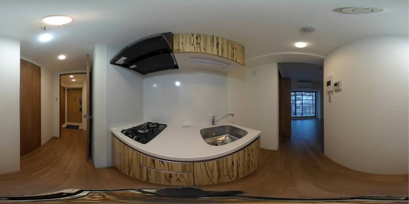 パノラマ画像キッチン