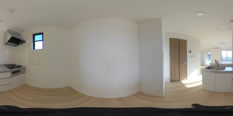 パノラマ画像キッチン