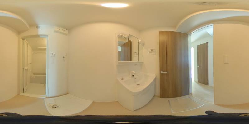 パノラマ画像洗面所