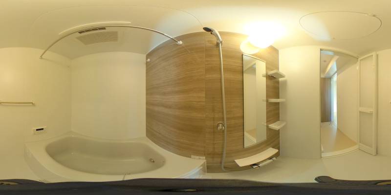 パノラマ画像バスルーム