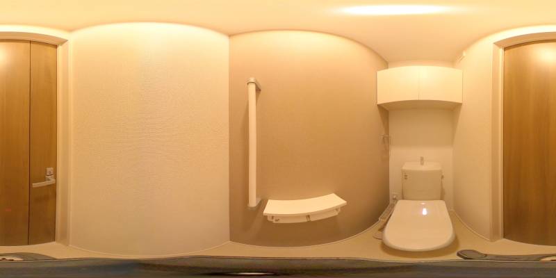 パノラマ画像トイレ