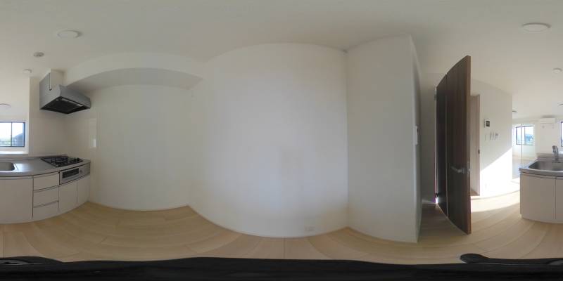 パノラマ画像キッチン