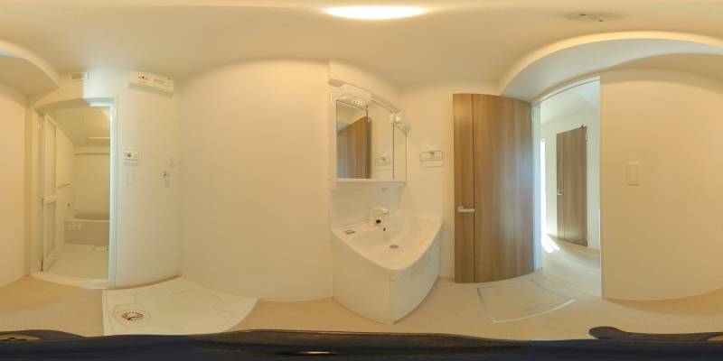 パノラマ画像洗面所