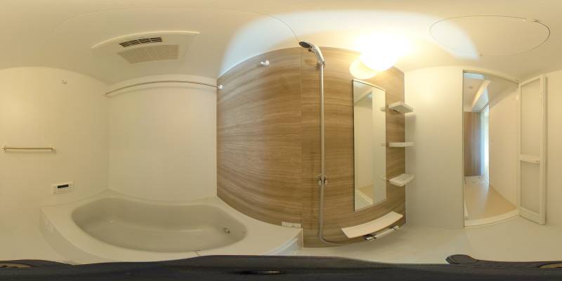 パノラマ画像バスルーム