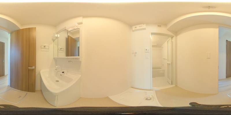 パノラマ画像洗面所