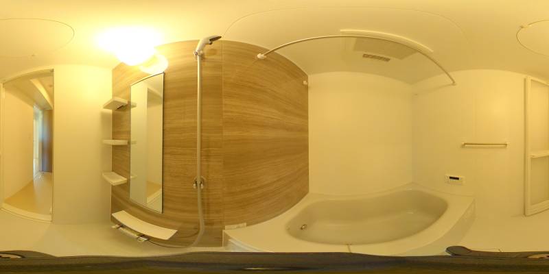 パノラマ画像バスルーム