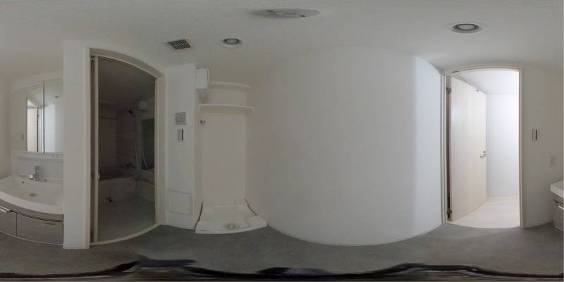 パノラマ画像洗面所