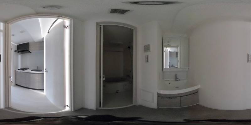 パノラマ画像洗面所