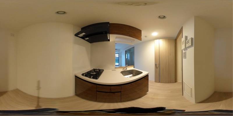 パノラマ画像キッチン