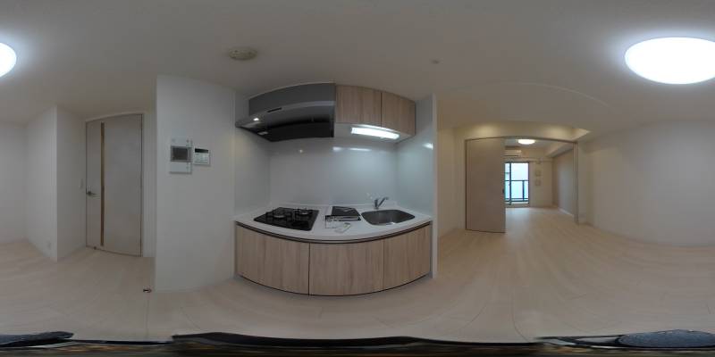 パノラマ画像キッチン