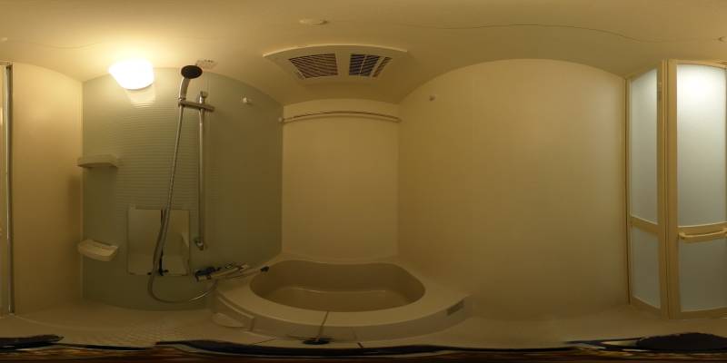 パノラマ画像バスルーム