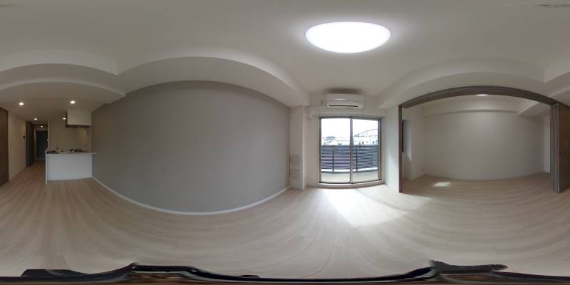 パノラマ画像リビング