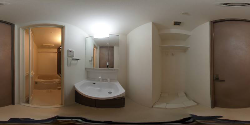 パノラマ画像洗面所