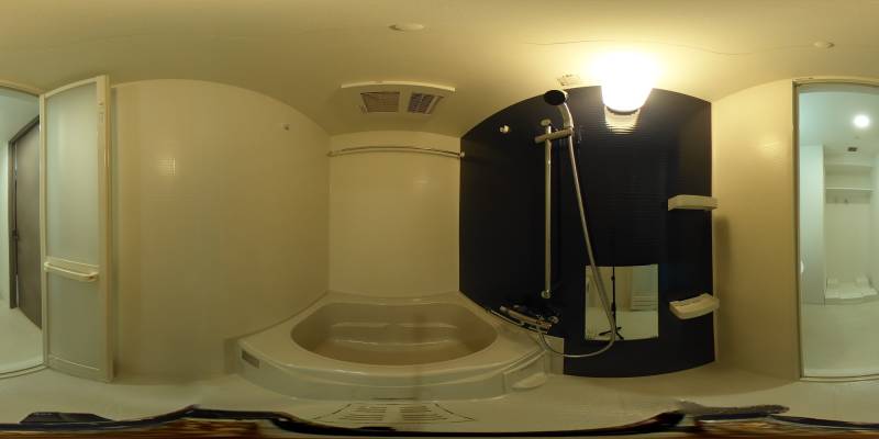 パノラマ画像バスルーム