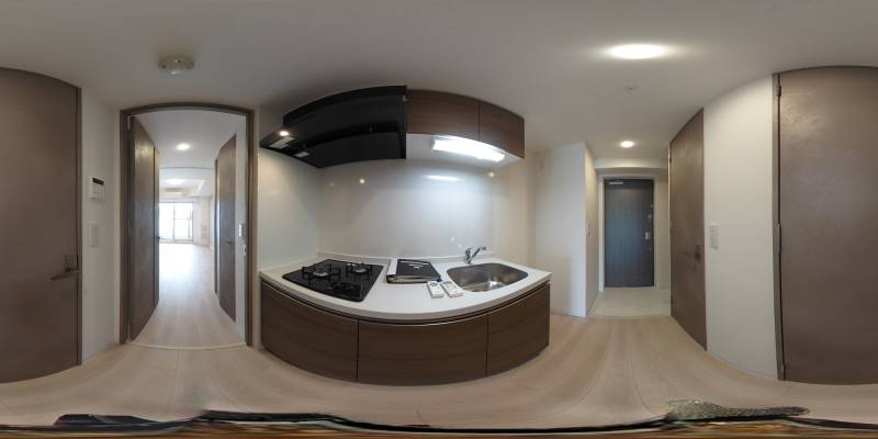 パノラマ画像キッチン