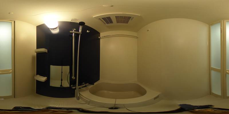 パノラマ画像バスルーム