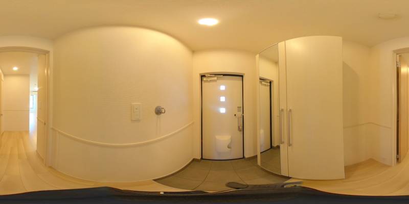 パノラマ画像玄関