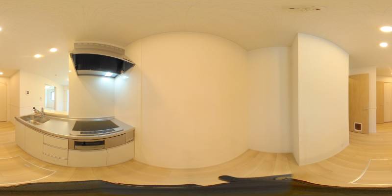 パノラマ画像キッチン