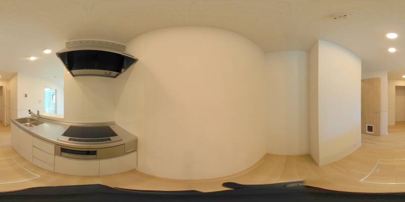 パノラマ画像キッチン