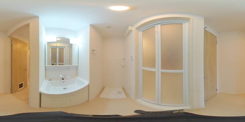 パノラマ画像洗面所