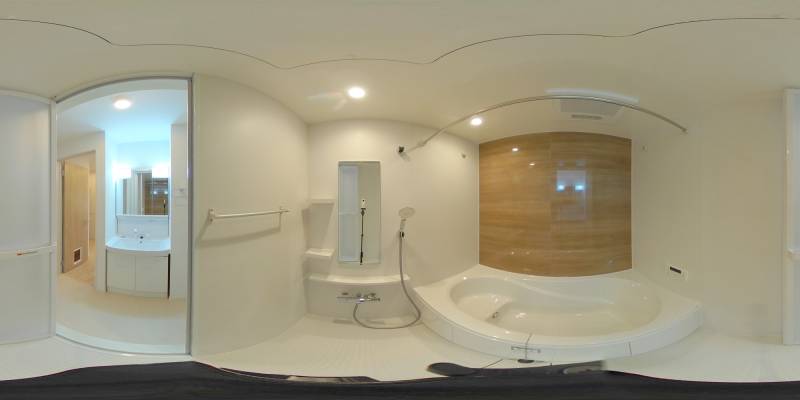 パノラマ画像バスルーム