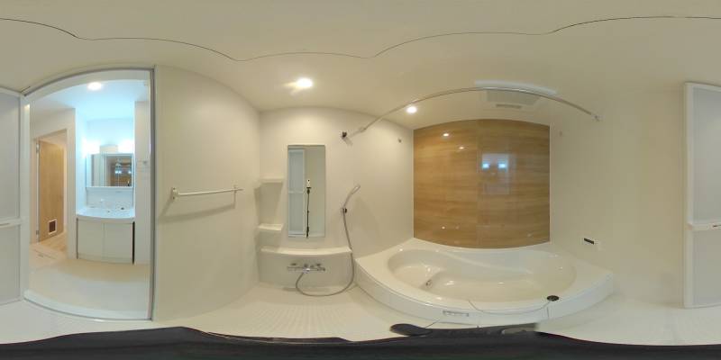 パノラマ画像バスルーム