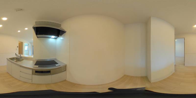 パノラマ画像キッチン