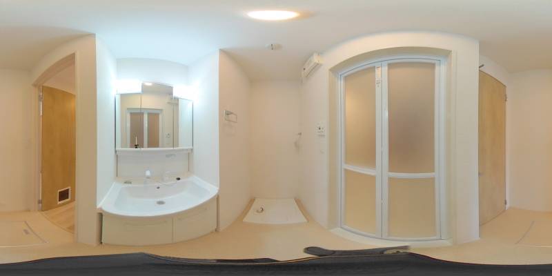 パノラマ画像洗面所