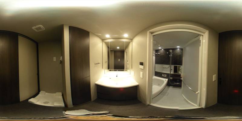 パノラマ画像洗面所